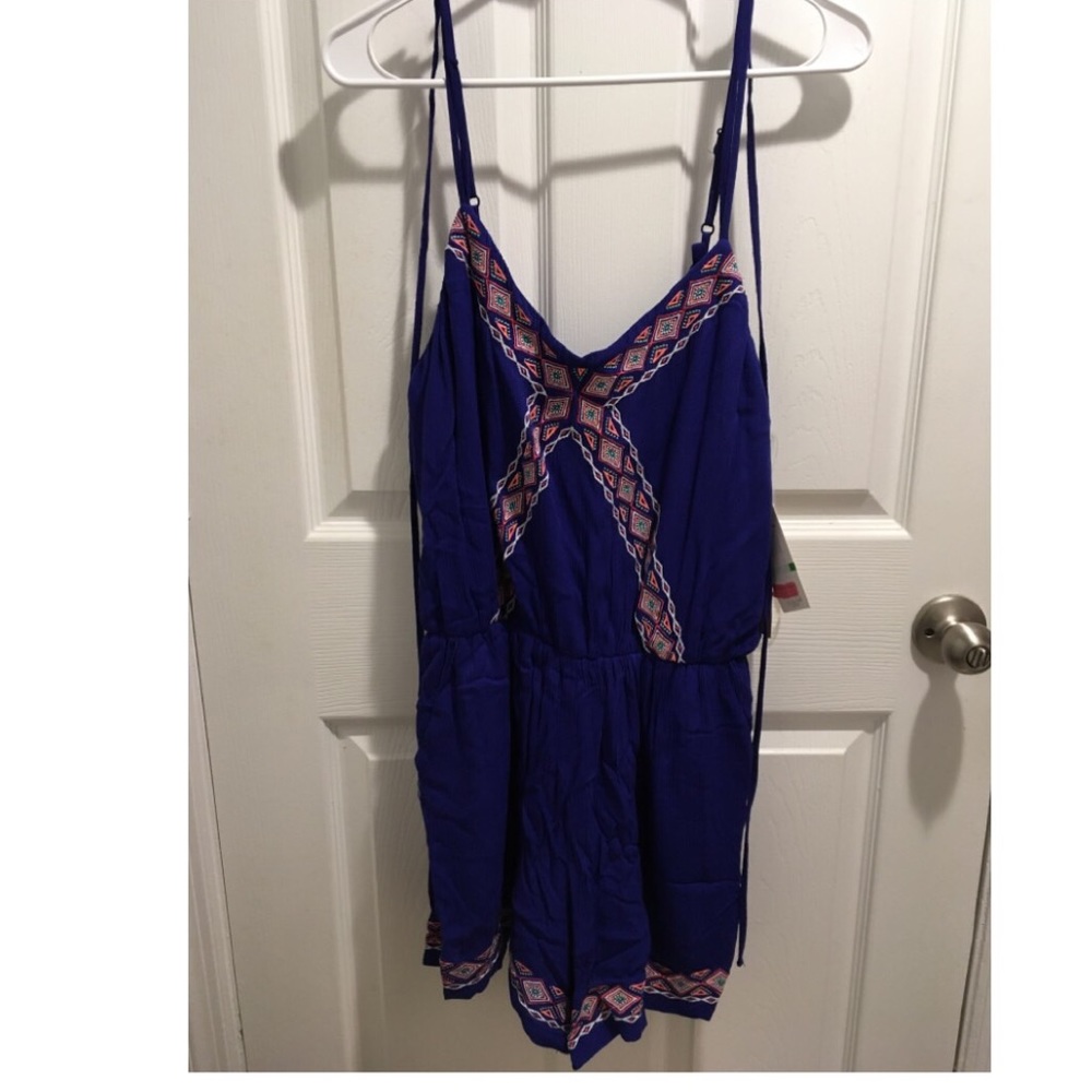 Navy Blue Summer Romper